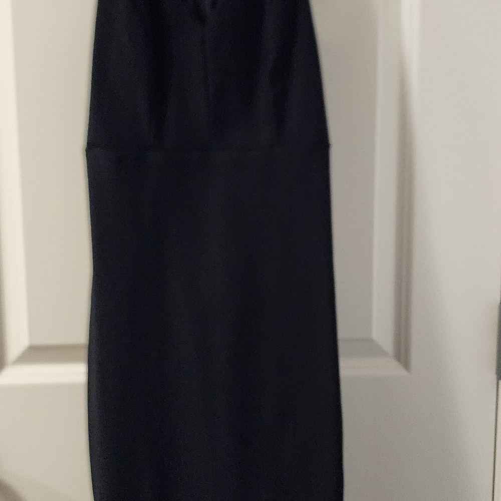 Black mini dress